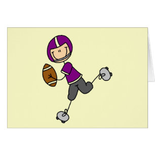Lila Fußball-Spieler-T-Shirts und Geschenke
