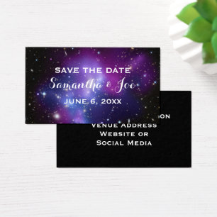 Lila-Galaxie-Planetarium-Hochzeit - Termin vormerk
