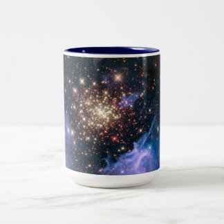 Lila Galaxie-Starry Zweifarbige Tasse
