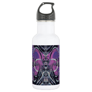 Lila Galaxie Trinkflasche