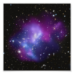 Lila Galaxienhaufen-Foto Fotodruck
