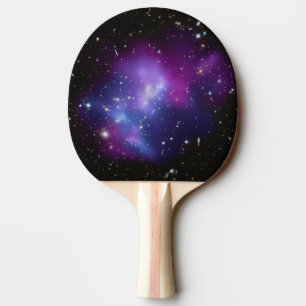 Lila Galaxienhaufen Tischtennis Schläger
