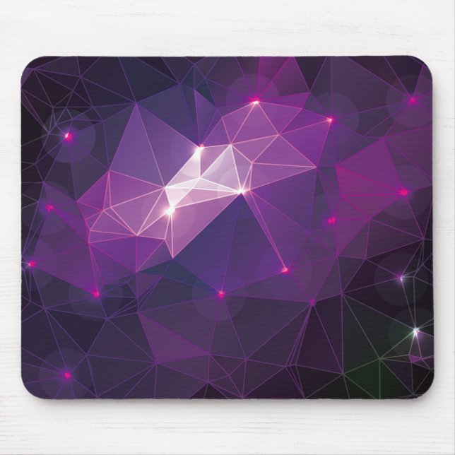 Lila Galaxis Mousepad (Vorne)