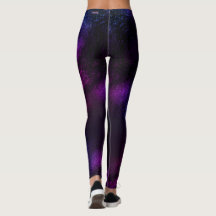 Lila Galaxy Ombre Leggings Waveline