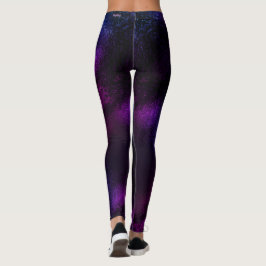 Lila Galaxy Ombre Leggings Waveline