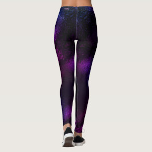 Lila Galaxy Ombre Leggings Waveline