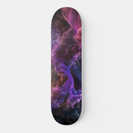 Lila Galaxy-Skateboard Skateboard
