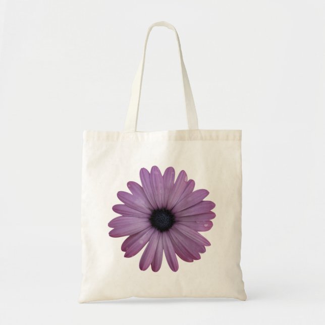 Lila Gänseblümchen mögen Blume Osteospermum Tragetasche (Vorne)