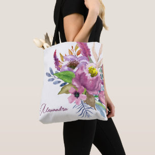 Lila Garten Blumen Minimalist Hochzeit 
