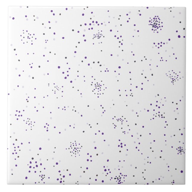 Lila Garten Fliese (Vorderseite)