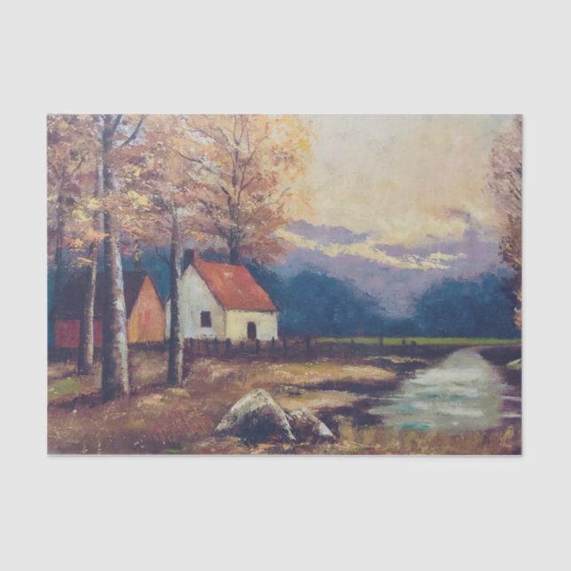 Lila Gebirgspapier Seidenpapier (Vorderseite)