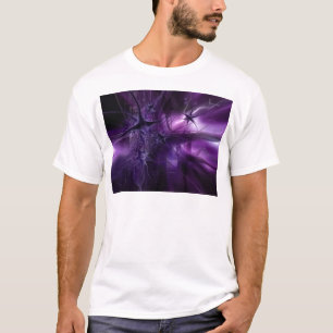 Lila Gehirn-Neuronen T-Shirt