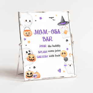 Lila Geister-Little-Boo-Mom-Osa-Schild Poster