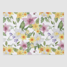 Lila-gelb-grüne Blumengrün für sie