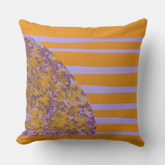Lila Gelbe Blume Kissen