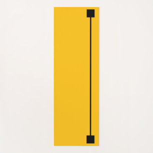 lila-gelbe Yogamat Yogamatte