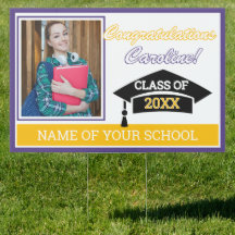 Lila Gelbes Weiß Herzlichen Glückwunsch Grad