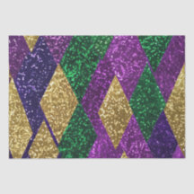 Lila-Gelbgrün-Mardi-Gras-Glitzer-Muster