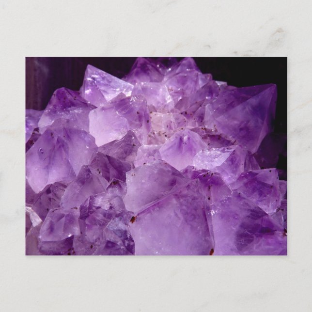 LILA GEMSTONE POSTCARD POSTKARTE (Vorderseite)