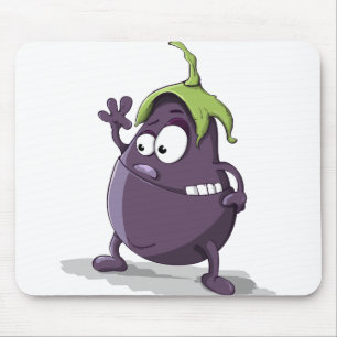Lila Gemüseaugen Mousepad