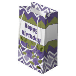 Lila Gemustertes Kleinpapier Kleine Geschenktüte
