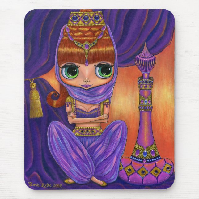 Lila Genie Mousepad (Vorne)