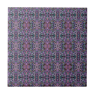 Lila geometrisch rosa fliese