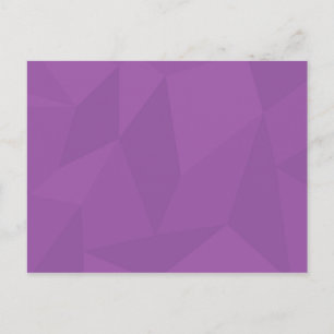 Lila, geometrische, coole, trendige, moderne, einf postkarte