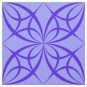 Lila geometrische Kreise Stoff