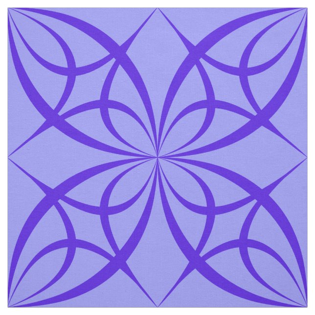 Lila geometrische Kreise Stoff (Muster)