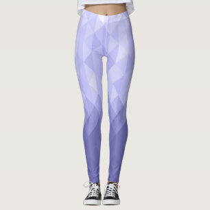 Lila geometrische Quadrate des violetten Dreiecks Leggings