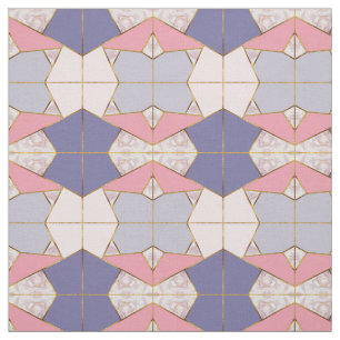 Lila geometrisches Muster in rosa Stoff