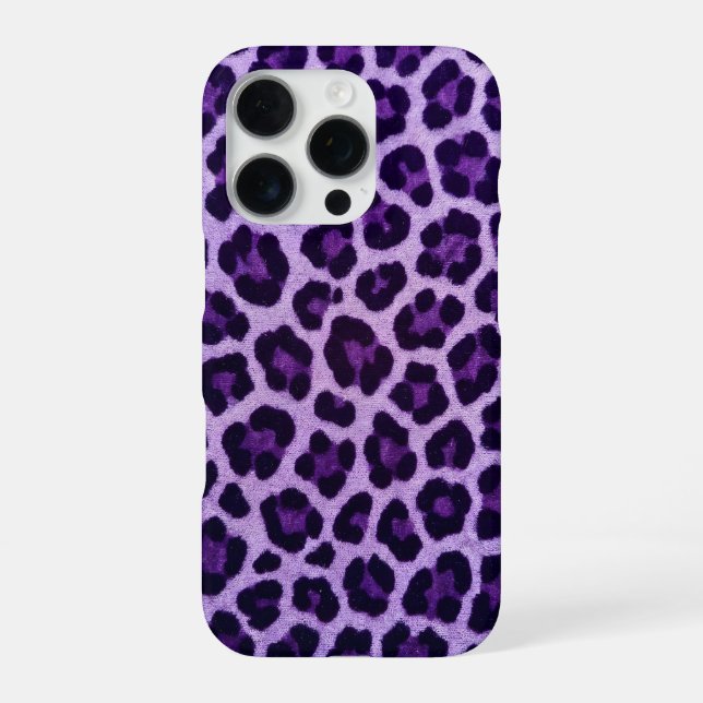 lila Gepard iPhone 16 Pro Max Hülle (Rückseite)