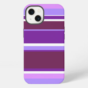 Lila gestreifte Case-Mate iPhone-Hülle iPhone 13 Hülle