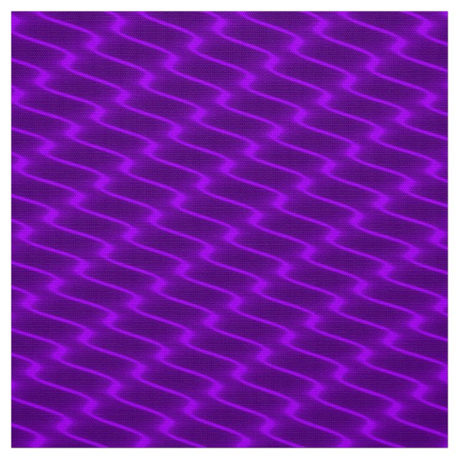 Lila gewellte Neonlinien Gewebe-Muster Stoff (Muster)