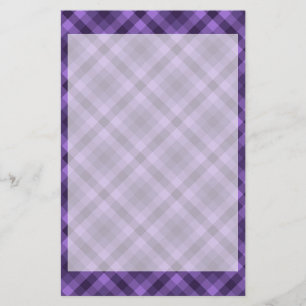 Lila Gingham-Muster