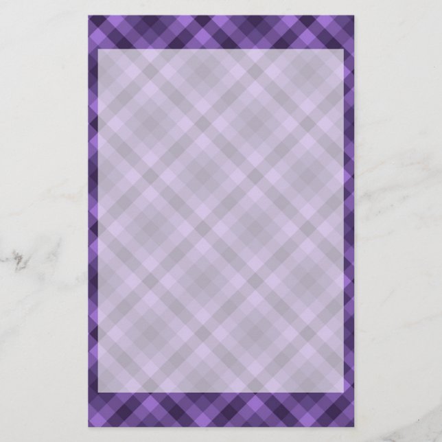 Lila Gingham-Muster (Vorderseite)