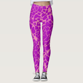 Lila Giraffe Leggings