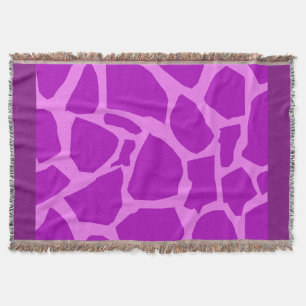 Lila Giraffe Texturfähle Decke