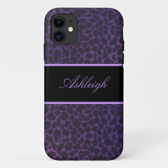 Lila GiraffeCasemate Identifikation iPhone 5s Case-Mate iPhone Hülle (Rückseite)