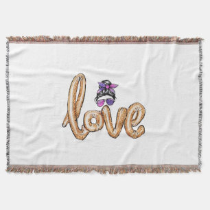 Lila Girly Girl-Sonnenbrille Valentinstag Liebe Decke