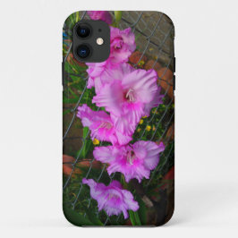 Lila Gladiola Blumen Phone Case