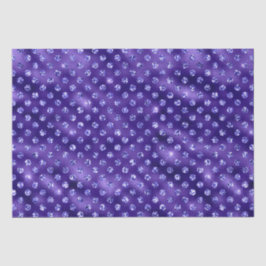 Lila Glam Galaxy Glitter Funkel Design Seidenpapier