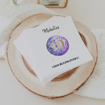 Lila Glam in meiner zweistelligen Ära 10. Geburtst