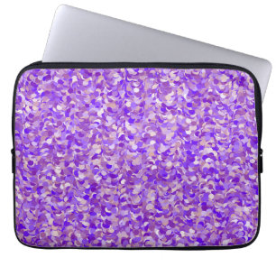Lila Glitter Prestige klassisch chic feminin Pille Laptopschutzhülle