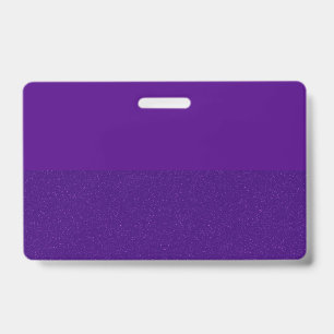 Lila Glitter Unterteil-Abzeichen – Anpassbar Ausweis