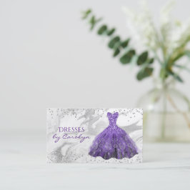 Lila Glitterie Seamstress Business Card Visitenkarte