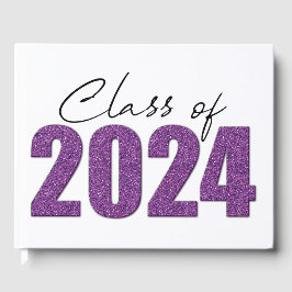 Lila Glitzer 2024 Gästebuch