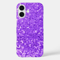 Lila Glitzer Bling