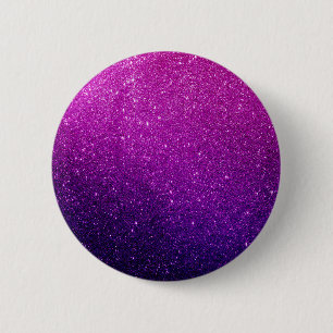 Lila Glitzer Button